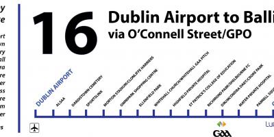 Bus 16 Dublin peta