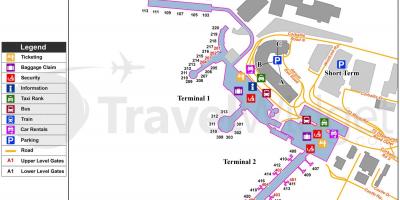 Peta dari Dublin airport