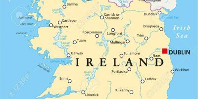 Peta Dublin irlandia