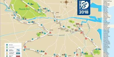 Dublin city marathon rute peta