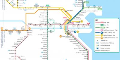 Peta dari Dublin subway