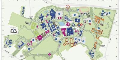Dublin kampus sekolah tinggi peta