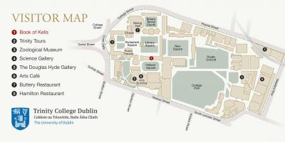 Peta dari Trinity College
